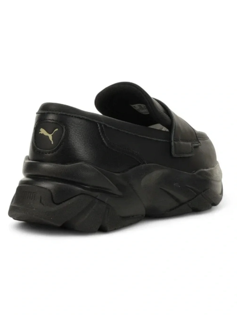 Puma Women's Soafyr Black Leather Loafers - Picture 5 of 14